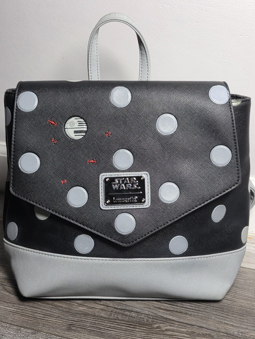 Loungefly Star Wars Death Star Polka Dot Mini Backpack 2020 Release *READ